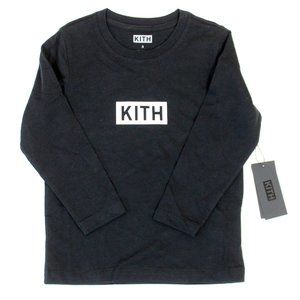 Kith Box Logo Long Sleeve Crew Neck Tee